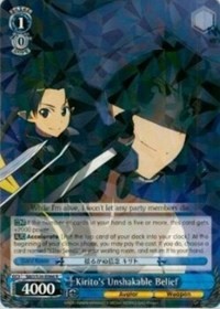 Kirito's Unshakable Belief