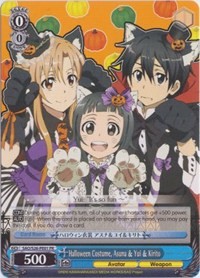 Halloween Costume, Asuna & Yui & Kirito