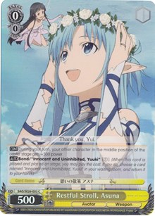 Restful Stroll, Asuna (V.1 - Common)