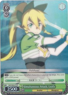 Simultaneous Attack, Leafa (V.2 - Parallel Foil)