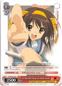 Girl Who Will Change the World, Haruhi (V.1 - Common)