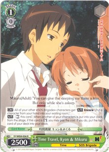 Time Travel, Kyon & Mikuru (V.1 - Rare)