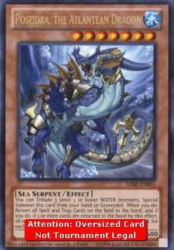 Poseidra, the Atlantean Dragon (V.2 - Oversized)