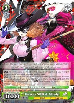 Haru as NOIR & Milady (V.1 - Double Rare)