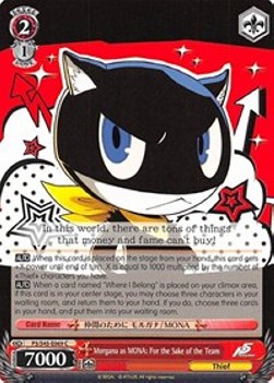 Morgana as MONA: For the Sake of the Team