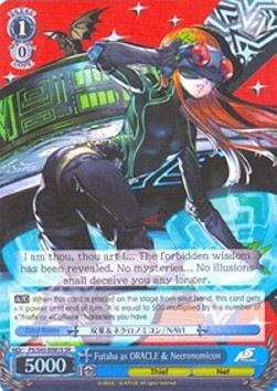 Futaba as ORACLE & Necronomicon (V.2 - Super Rare)