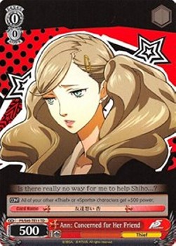 Ann: Concerned for Her Friend