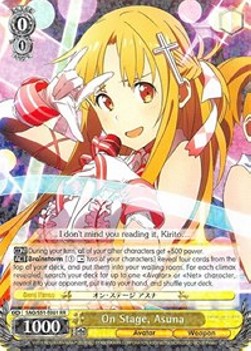 On Stage, Asuna (V.1 - Double Rare)