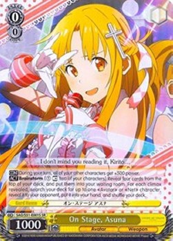 On Stage, Asuna (V.2 - Super Rare)