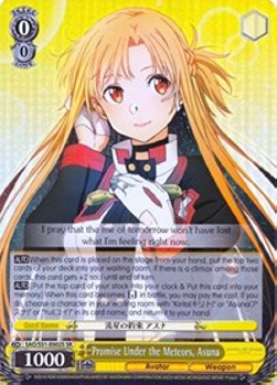 Promise Under the Meteors, Asuna (V.2 - Super Rare)