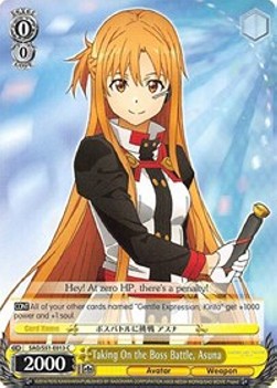 Taking On the Boss Battle, Asuna