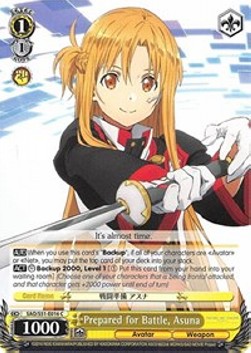 Prepared for Battle, Asuna