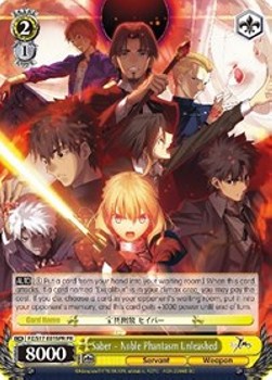 Saber - Noble Phantasm Unleashed (V.2 - Promo)