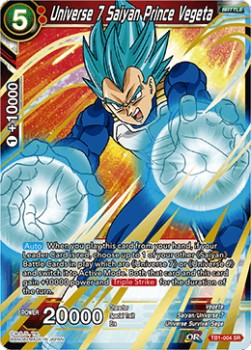 Universe 7 Saiyan Prince Vegeta (V.1 - Super Rare)