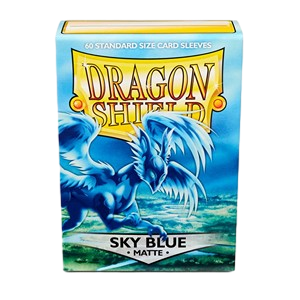 60 Dragon Shield Sleeves - Matte Sky Blue