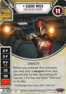 Sabine Wren - Explosives Expert