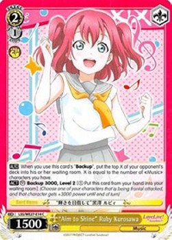 "Aim to Shine" Ruby Kurosawa (V.1 - Common)