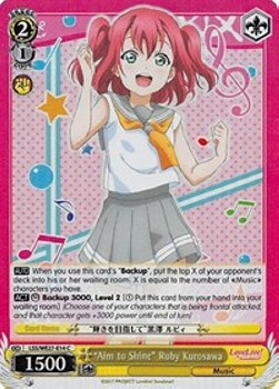 "Aim to Shine" Ruby Kurosawa (V.2 - Parallel Foil)