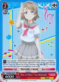 "Aim to Shine" You Watanabe (V.2 - Parallel Foil)