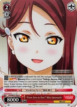 "From Zero to One!" Riko Sakurauchi (V.2 - Parallel Foil)