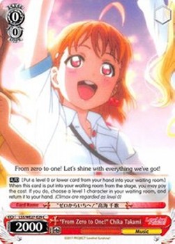 "From Zero to One!" Chika Takami (V.1 - Common)