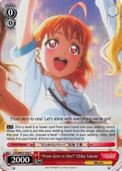 "From Zero to One!" Chika Takami (V.2 - Parallel Foil)