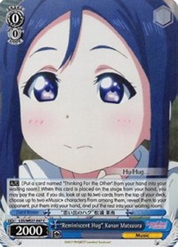 "Reminiscent Hug" Kanan Matsuura (V.2 - Parallel Foil)