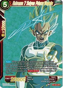 Universe 7 Saiyan Prince Vegeta (V.2 - Special Rare)