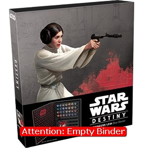 Empty Princess Leia Dice Binder