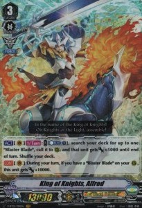 King of Knights, Alfred [V Format] (V.1 - Vanguard Rare)