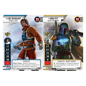 Luke Skywalker - Unlikely Hero // Boba Fett - Deadly Mercenary (V.2)