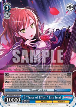 "Trace of Effort" Lisa Imai (V.1 - Trial Deck)