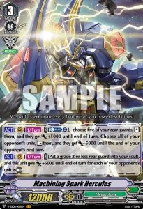 Machining Spark Hercules [V Format] (V.1 - Vanguard Rare)