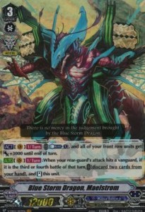 Blue Storm Dragon, Maelstrom [V Format] (V.1 - Vanguard Rare)