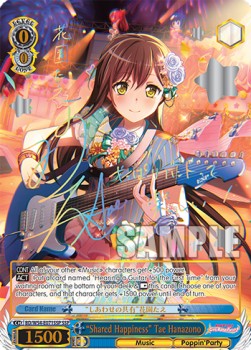 "Shared Happiness" Tae Hanazono (V.4 - Super Special Rare)