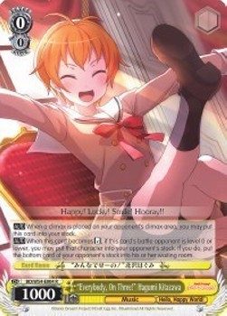 "Everybody, On Three!" Hagumi Kitazawa (V.1 - Rare)