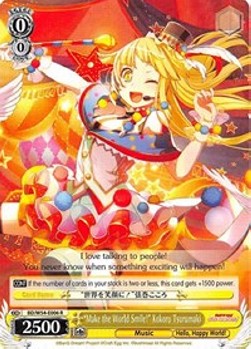 "Make the World Smile!" Kokoro Tsurumaki (V.1 - Rare)