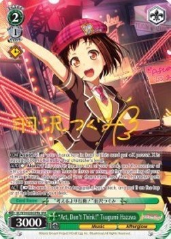 "Act, Don't Think!" Tsugumi Hazawa (V.2 - Special Rare)