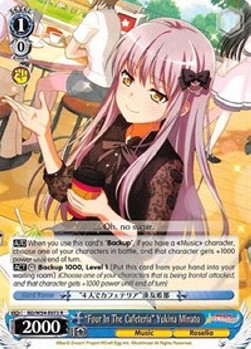 "Four In The Cafeteria" Yukina Minato (V.1 - Rare)