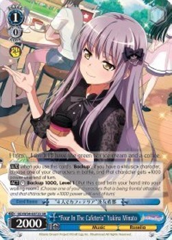 "Four In The Cafeteria" Yukina Minato (V.4 - Super Rare)