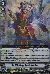 No Life King, Death Anchor [V Format] (V.1 - Vanguard Rare)