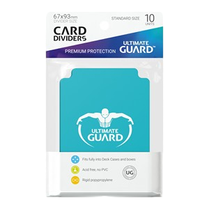 10 Ultimate Guard Dividers (Aquamarine)