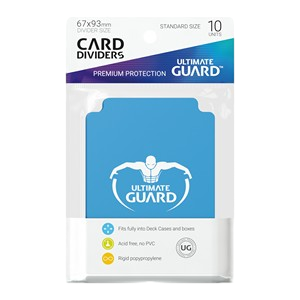 10 Ultimate Guard Dividers (Light Blue)