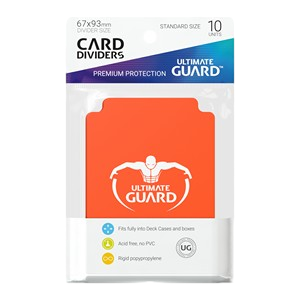 10 Ultimate Guard Dividers (Orange)