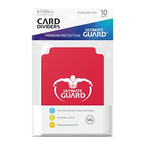 10 Ultimate Guard Dividers (Red)