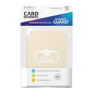 10 Ultimate Guard Dividers (Sand)