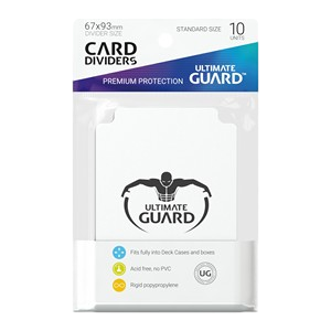 10 Ultimate Guard Dividers (White)