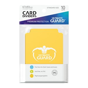 10 Ultimate Guard Dividers (Yellow)