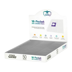 50 Ultimate Guard 18-Pocket Side-Loading Pages (Gray)