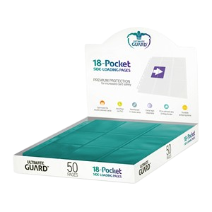 50 Ultimate Guard 18-Pocket Side-Loading Pages (Petrol)